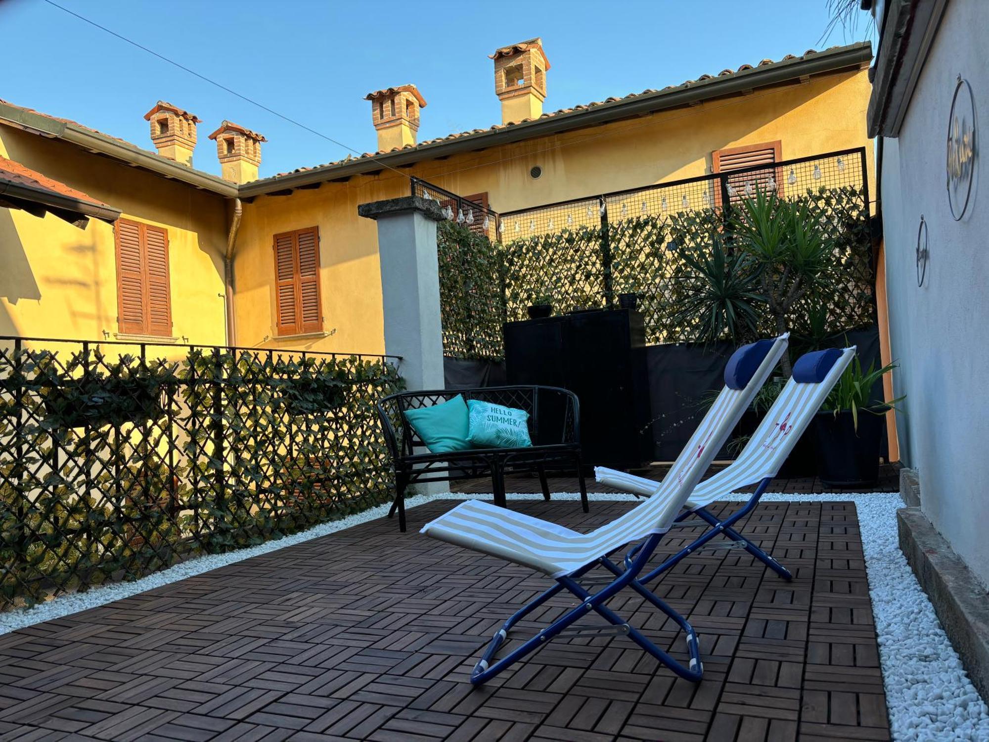 La Terrazza In Centro Leilighet Treviglio Eksteriør bilde